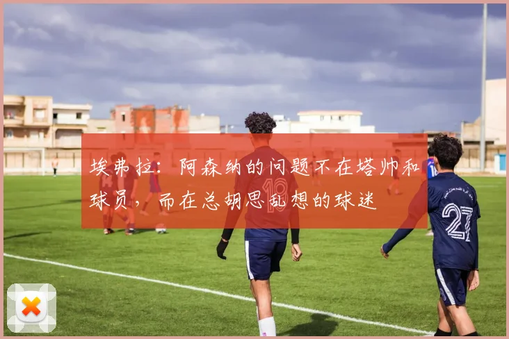 埃弗拉：阿森纳的问题不在塔帅和球员，而在总胡思乱想的球迷