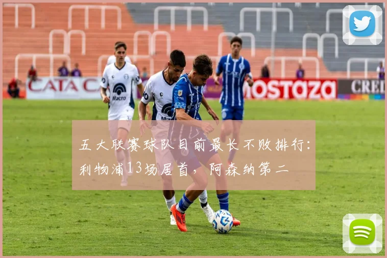 五大联赛球队目前最长不败排行：利物浦13场居首，阿森纳第二